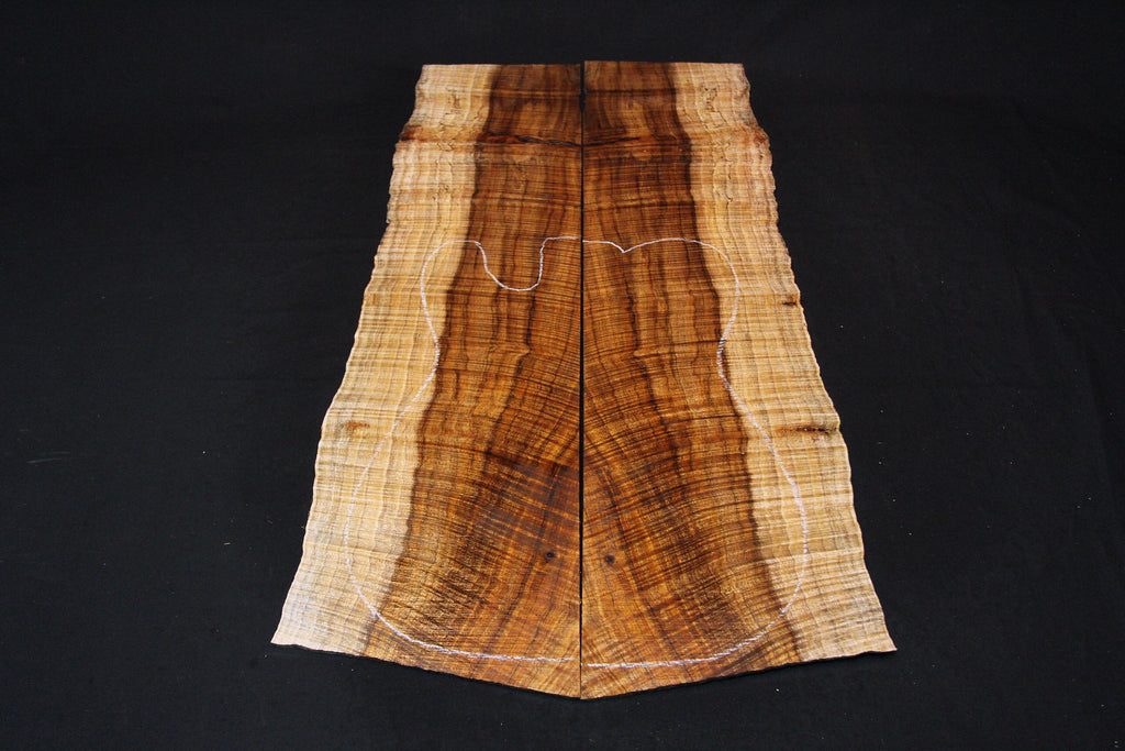 Tasmanian Blackwood Electric Guitar Drop Top / Cap