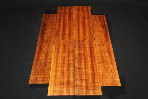 Tasmanian Blackwood Curly Ukulele - Top, Back and Sides Sets