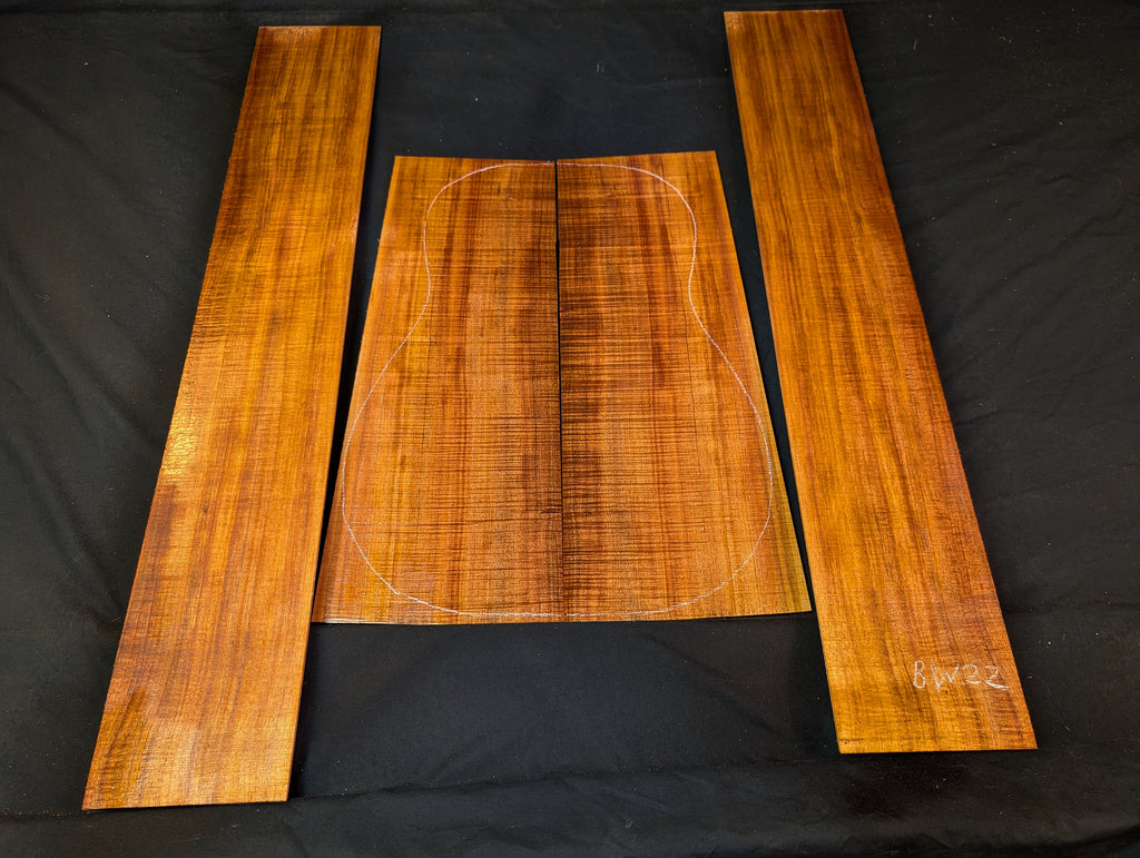 Tasmanian Blackwood Acoustic Guitar Kit - Back and Side