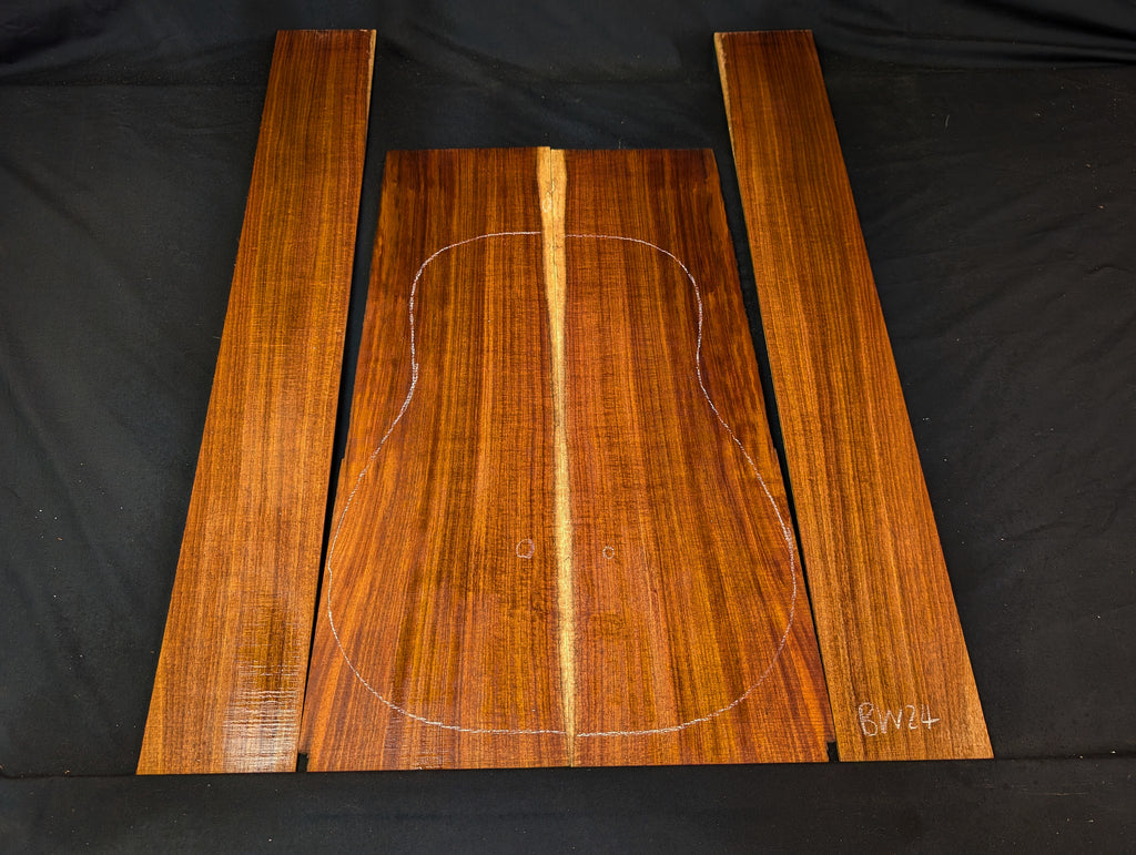 Tasmanian Blackwood Acoustic Guitar Kit - Back and Sides