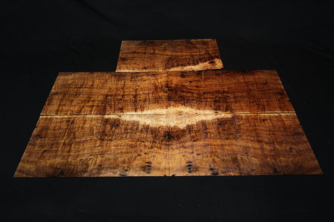 Tasmanian Blackwood Figured / Curly Ukulele Pack
